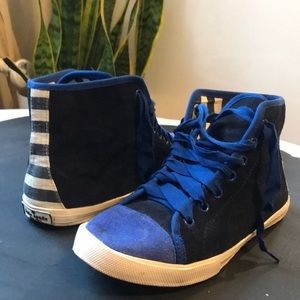 Kate Spade Lorna suede/canvas high tops